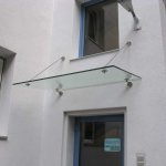 Vordach Glas
