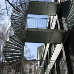 Treppe-Podeste-Rettungsweg